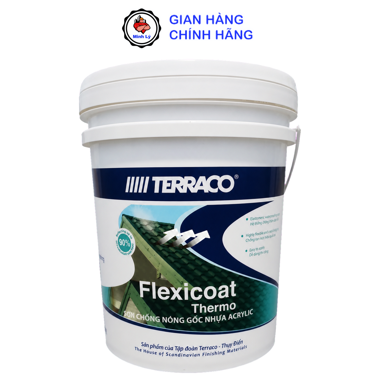 Sơn chống nóng Terraco Flexicoat Thermo thùng tại Điện nước Minh Lý