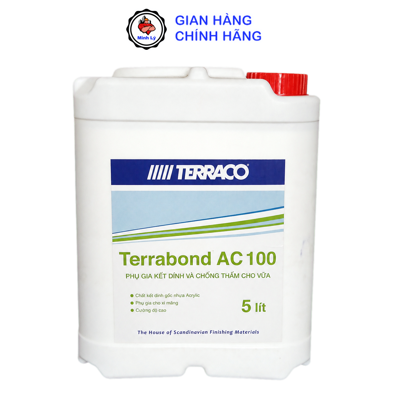 Phụ gia kết dính Terraco Terrabond AC 100 Lon 5L